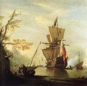 Monamy, Peter Stern view of the Royal Caroline oil